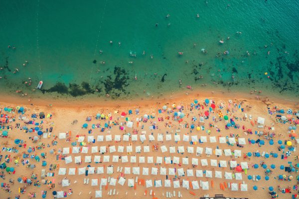 Strand Bulgarien Vogelperspektive